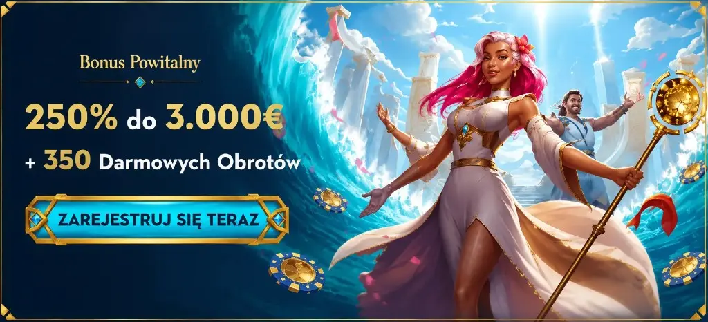 Bonus powitalny Casea Casino: 250% do 3.000€ + 350 darmowych spinów